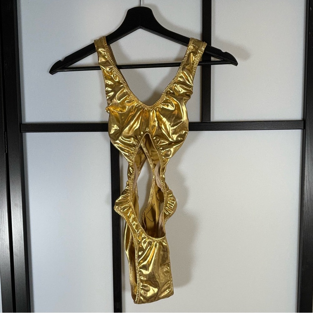 Shark Polewear Gold Vashkelita Bodysuit